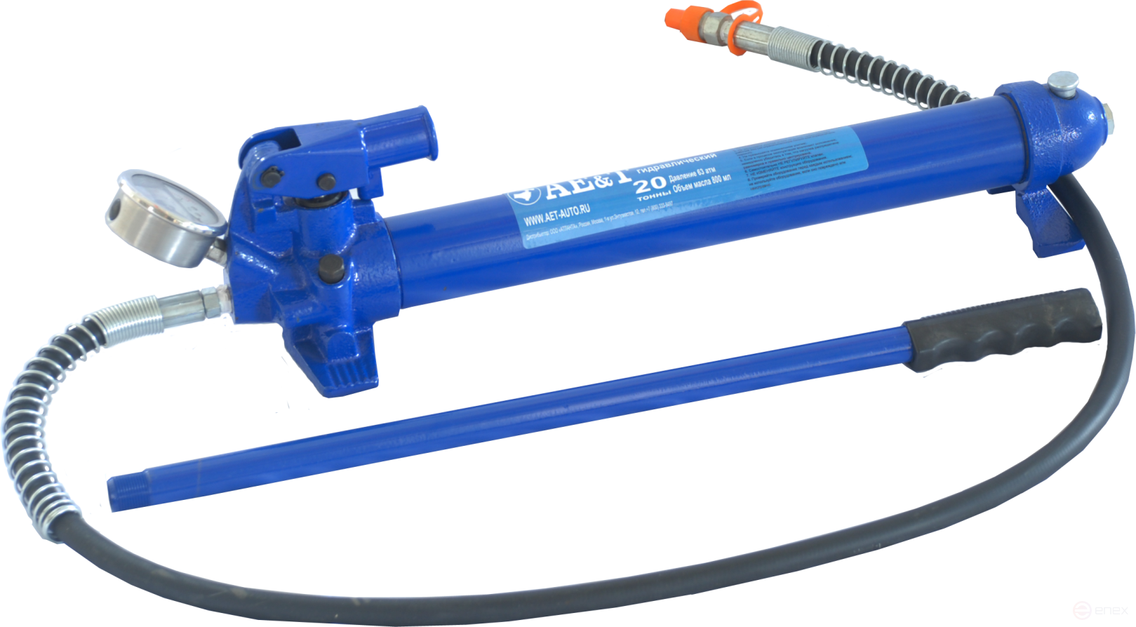 Manual Hydraulic pump 20t with pressure gauge T03020PM AE&T