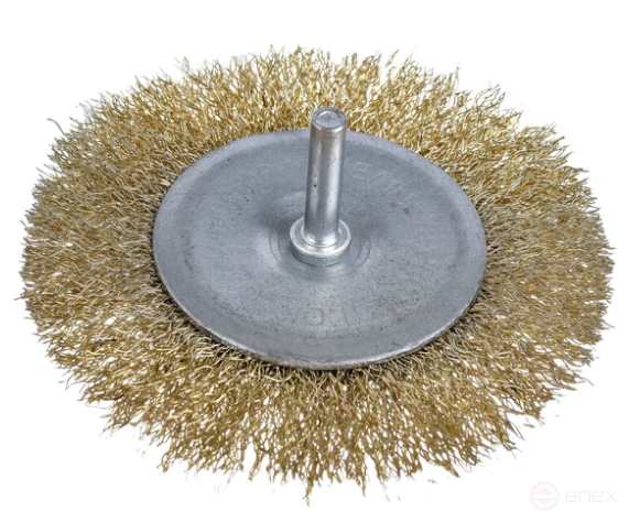 Steel brush, flat 100 mm