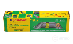 Set of double-sided horn wrenches (with cold stamping), 6 pcs, 60M, E-2403