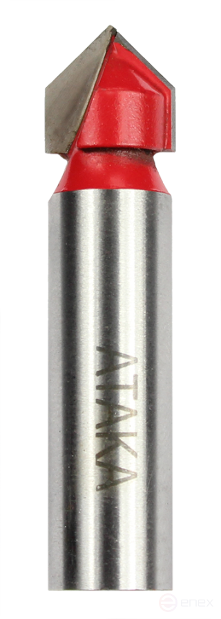 Фреза Атака пазовая галтельная V-образная D19/ф12/H9.5