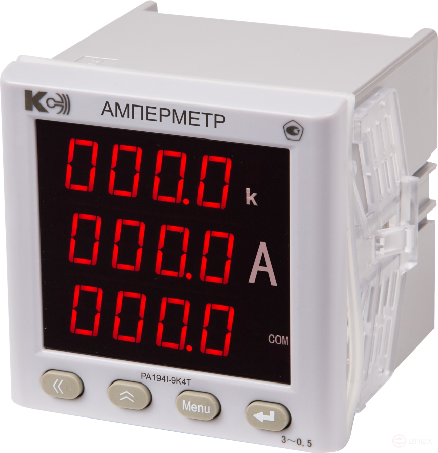 Ammeter PA194I-9K4T-00301-5A/5A-4...20mA-K-0.2