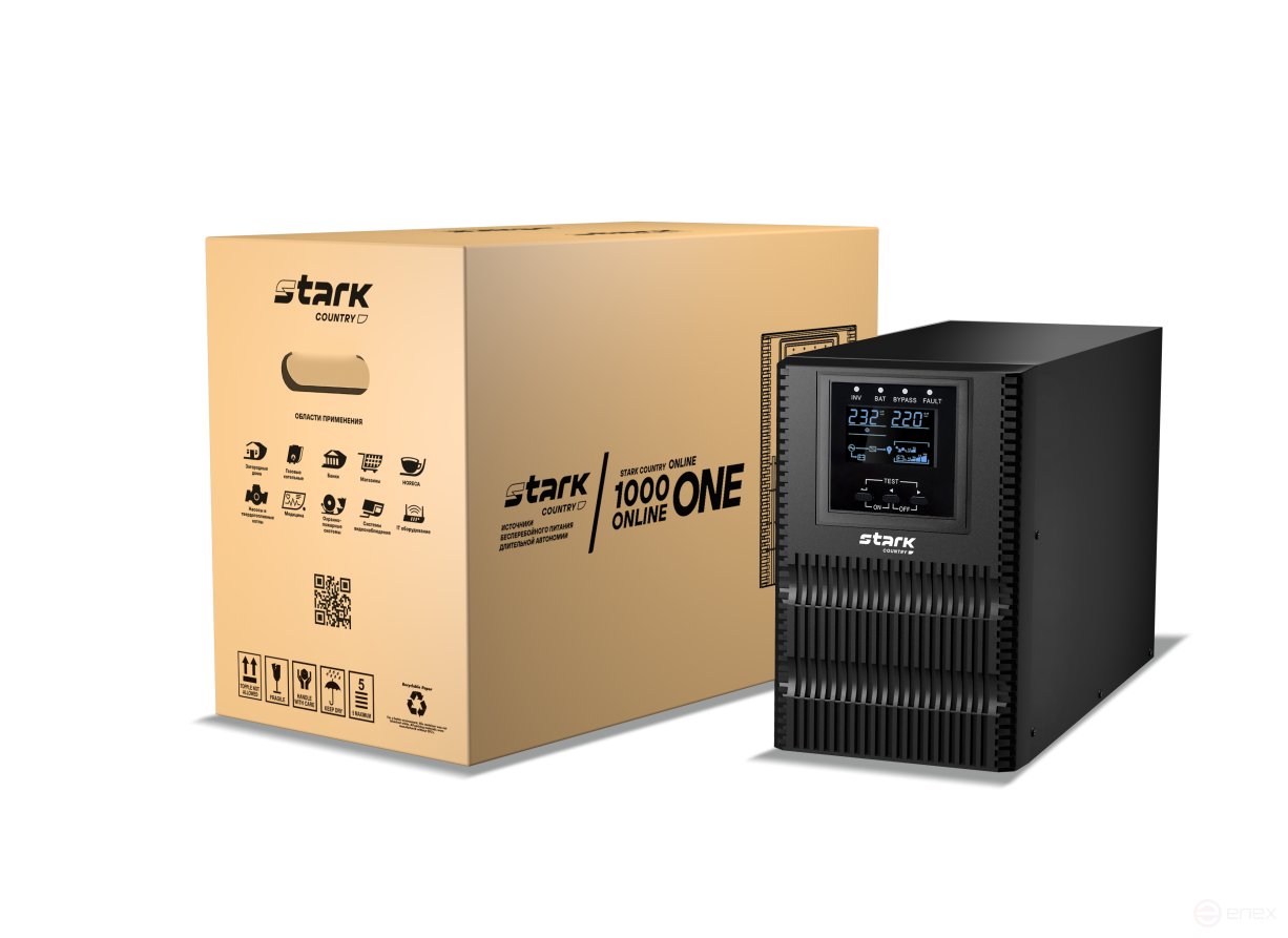 Источник бесперебойного питания STARK COUNTRY 1000 ONLINE ONE