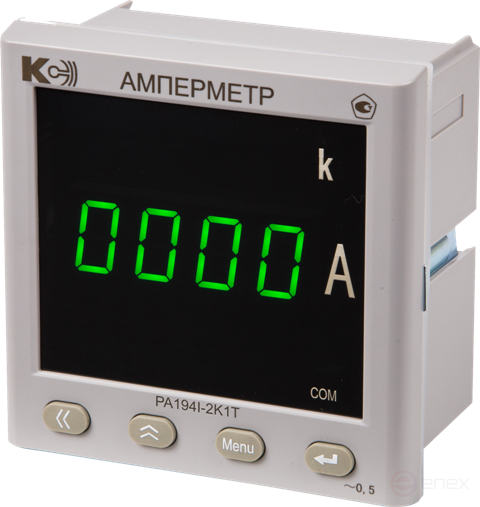 Амперметр PA194I-2K1T-00101-5А/5А-4…20мА-К-0,5