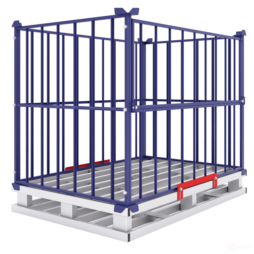 Каркасное ограждение для европоддона ОПК 1 800х1200х860