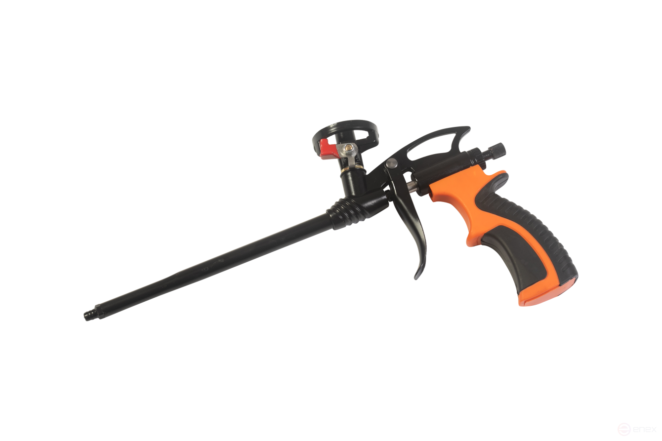 Пистолет тефлоновый для монтажа пены SKOLE 066A с краном PMP1004