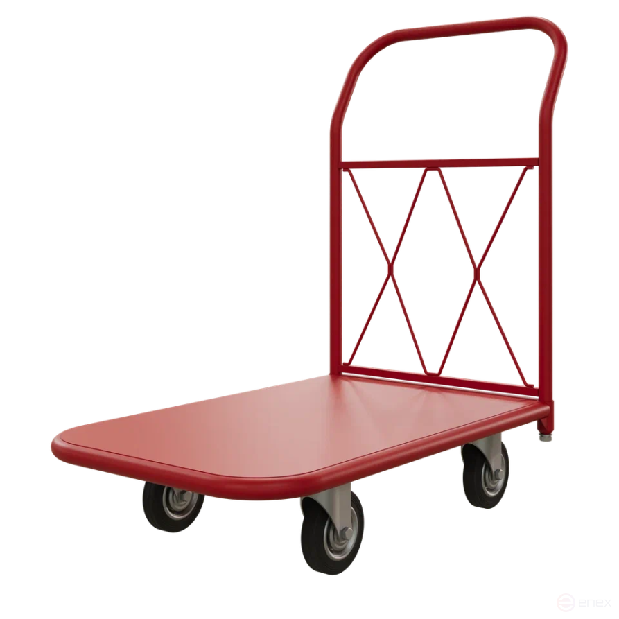 Platform trolley TP 1 RT (500x800) wheels d 125