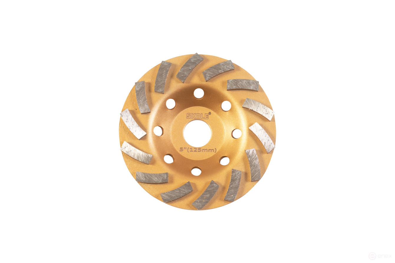Чашка алмазная зачистная Турбо ПРО Skole 125 мм AK7-125