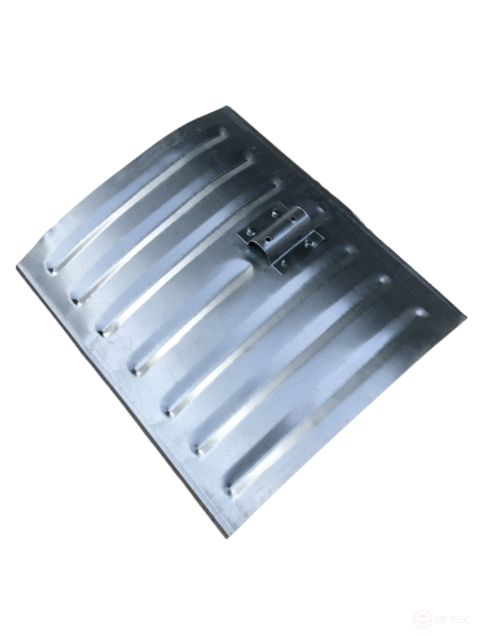 Лопата тротуарная ЛТР оцинкованная без черенка, 428*375*0,8 мм