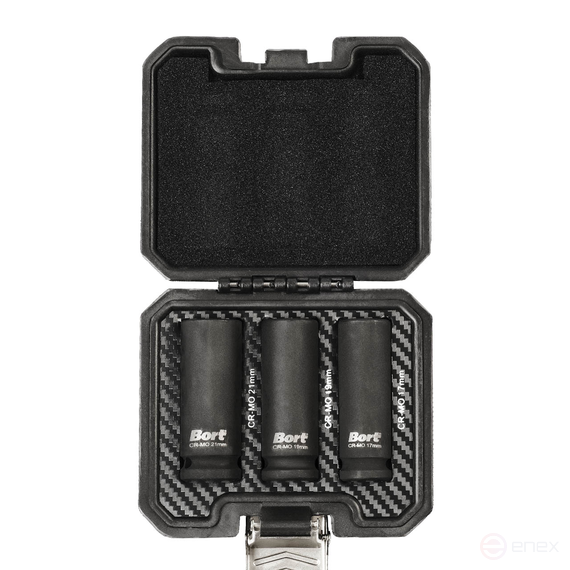 BORT BTK-3M Hand Tool Kit (Set of impact heads)