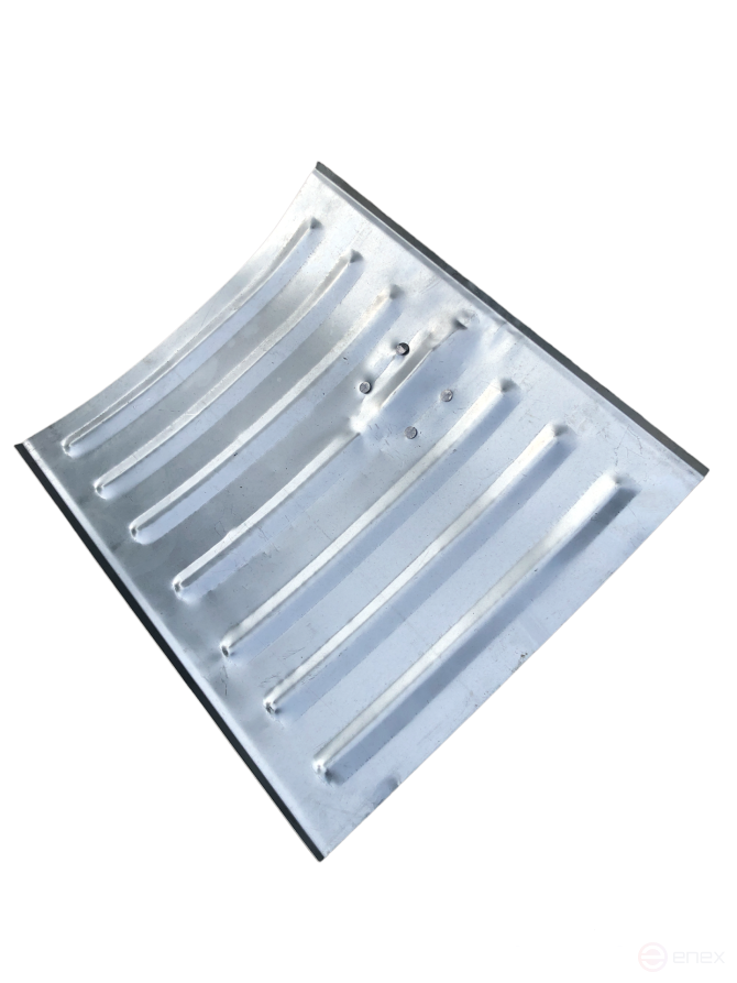 Лопата тротуарная ЛТР оцинкованная без черенка, 428*375*0,8 мм