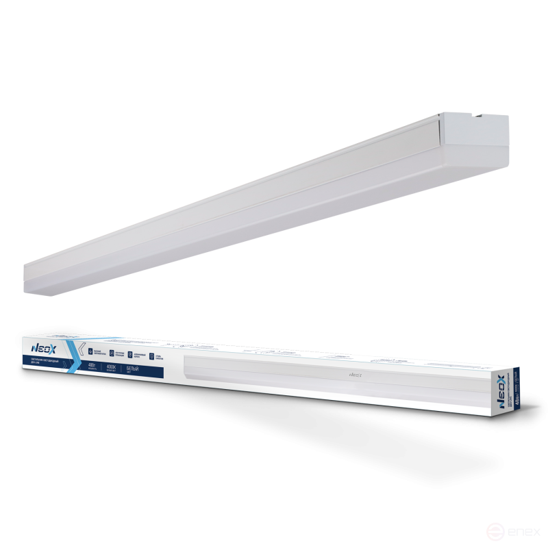 LED Lamp DBO-LINE 48W 230V 160gr 4000K 4800Lm 100Lm/W white IP40 NEOX