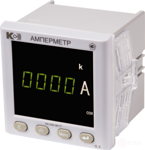 Ammeter PA195I-9K1T-00101-5A/75mV-4...20mA-K-0.2