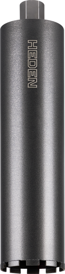 Heden diamond crown 122x450 mm, 1 1/4" UNC, 10 segments, art. 410.009