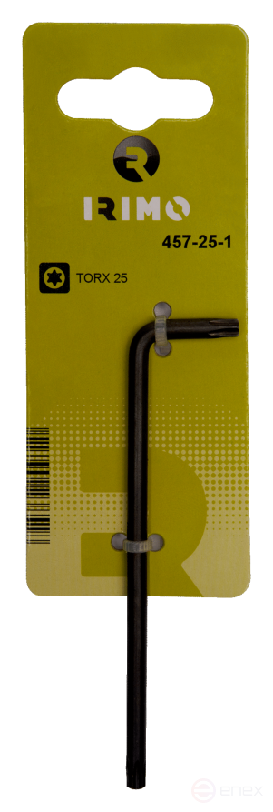 Г-образный ключ Torx T25, метрический, с подвесным держателем