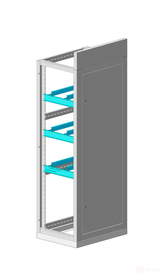 MULTICOLOR Housing SCHO-70 (800x2200x600) S frame 1.5 mm (WxHxD) RAL 7035
