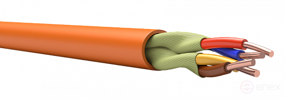 Cable of the KPS, KPSE series, including with an additional thermal barrier (CPSS, KPSES) KPSSng(A)-FRHF 2x2x1,0, 200 m