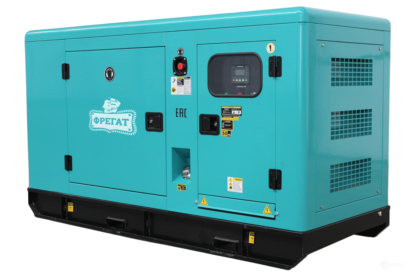 Diesel power plant AD-30-Fregat in a casing with an AVR