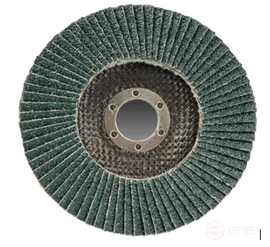 Petal end circle for stainless steel and ferrous metal, P60, 125x22 mm, YARGA