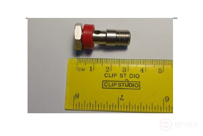 Hollow bolt 1/8 CAMOZZI