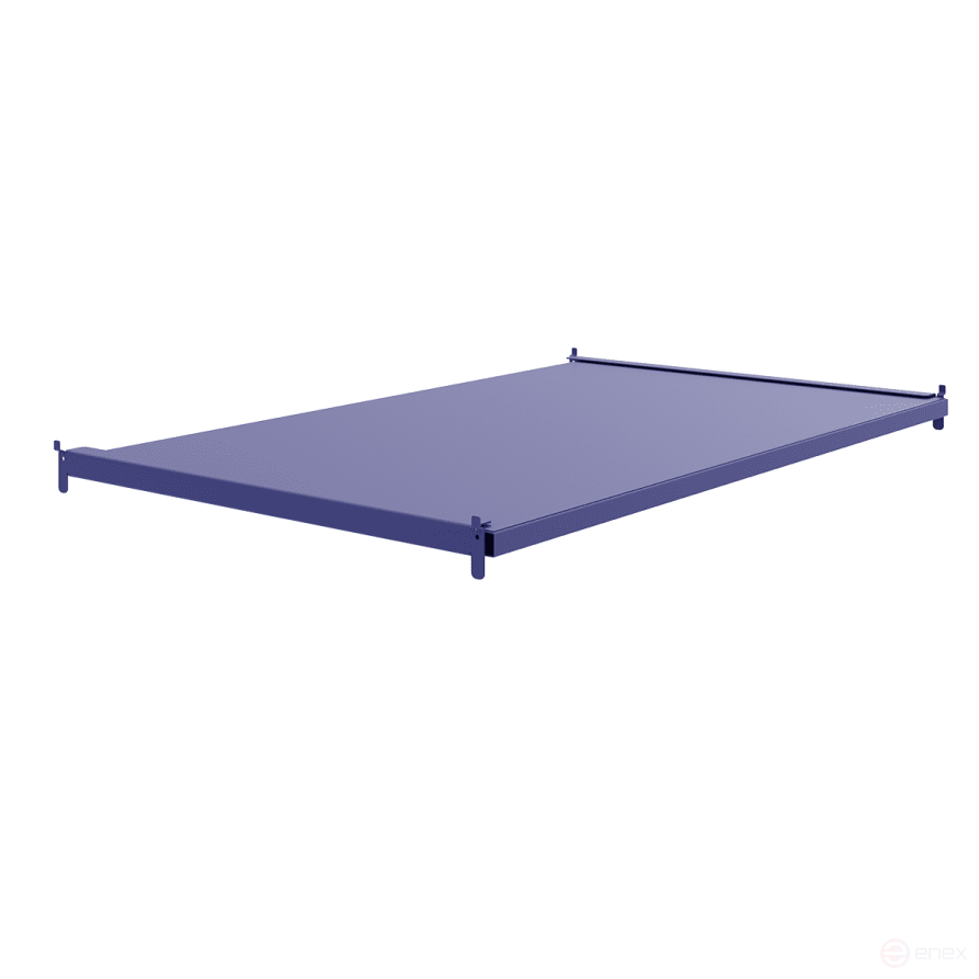 The shelf is solid (600x900) for completing cabinets.