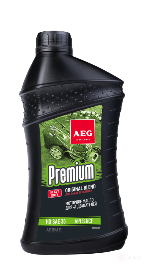 AEG Premium HD SAE 30 API SJ/CF Масло 4Т, 600 мл