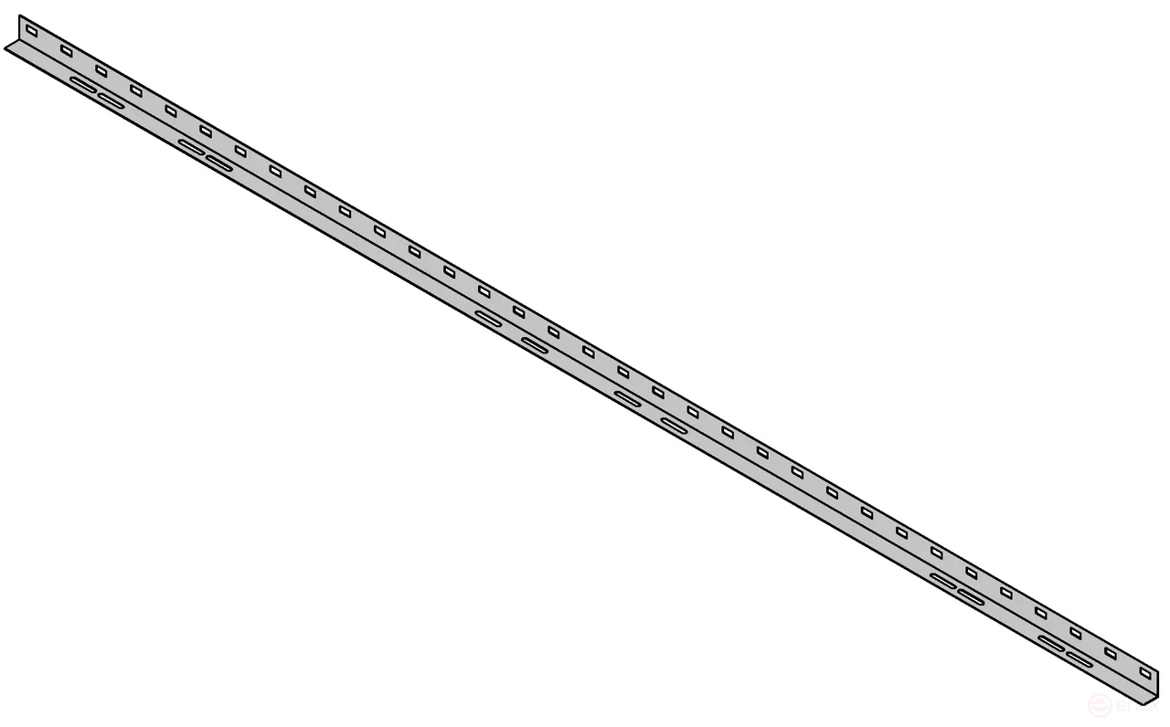 MULTICOLOR Уголок перф. для установки пластрона (1800) IP31/IP54 (ШхВ) RAL 7035