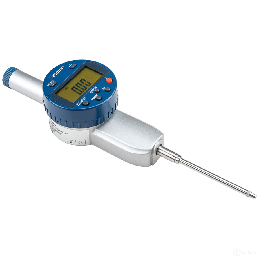 Индикатор цифровой с абсолютной шкалой и разрешением 0,001мм; 0-50,8мм/0-2"; 0,001мм/0,00005"