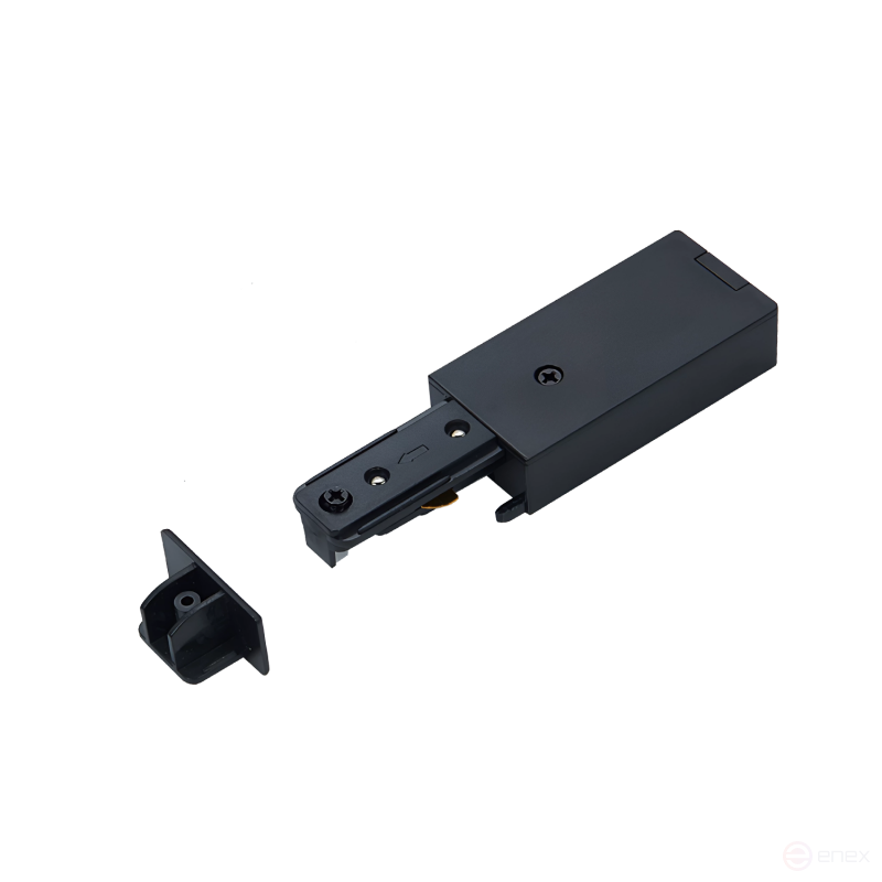 Ввод питания с заглушкой PSB-BL для шинопровода SB черный IN HOME