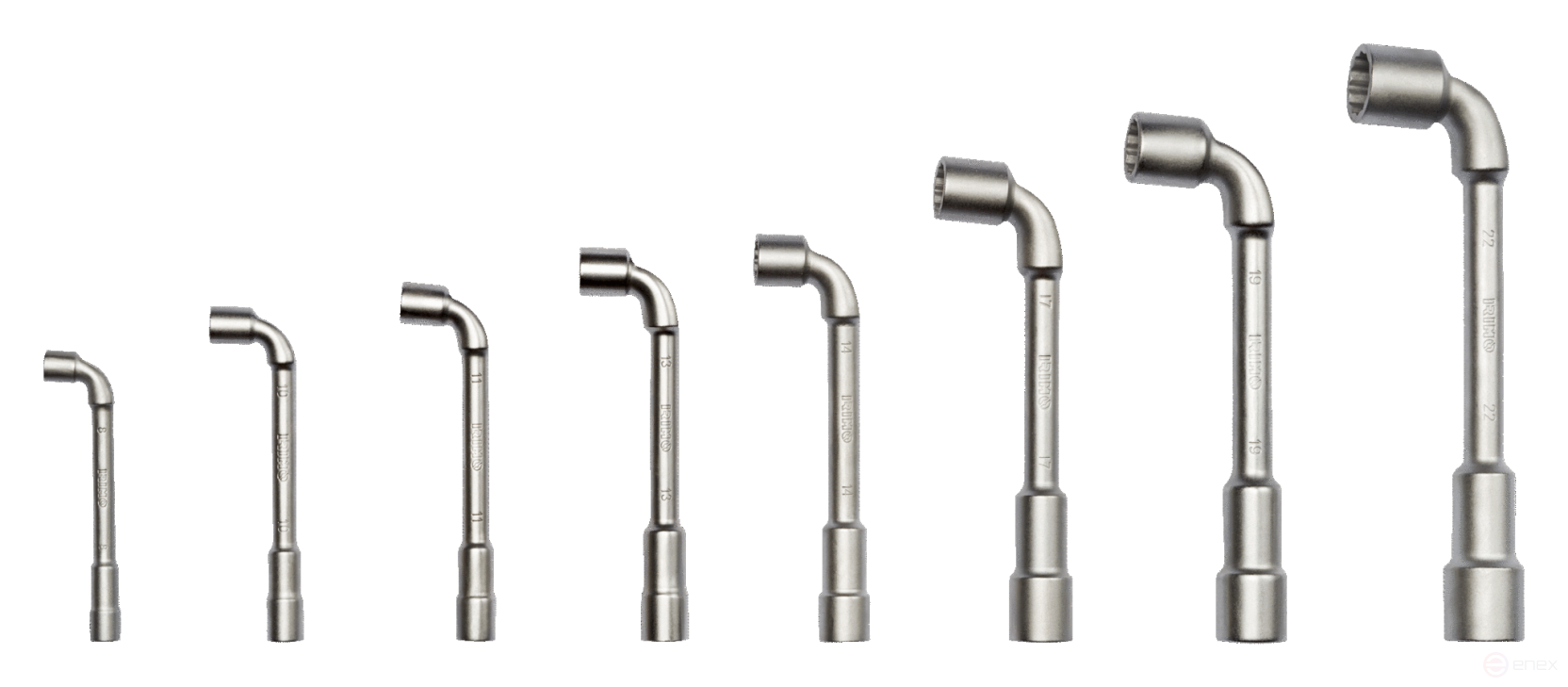 Набор Г-образных торцевых ключей 6x12, 8 шт. (8 - 22 мм)