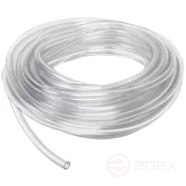 The hose is soft, 6mm, 10 m