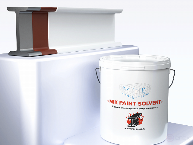 MIK PS25 kg flame-retardant, thin-layer, bulging, weather-resistant, organic paint.