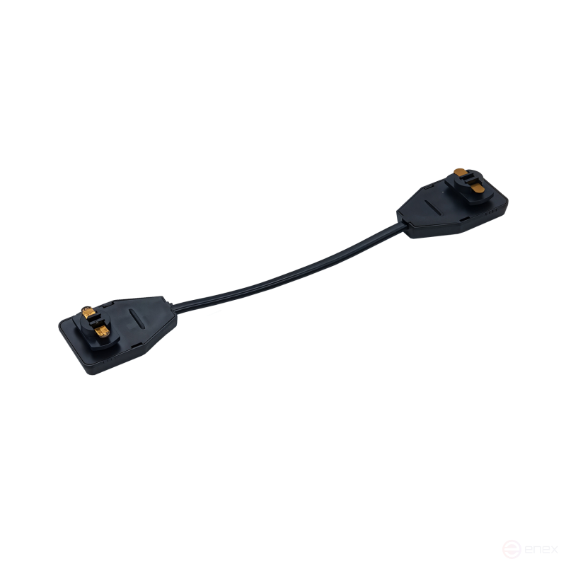 Коннектор гибкий FSB200-BL 200мм для шинопровода SB черный IN HOME