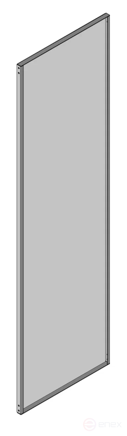 MULTICOLOR Single mounting panel UMK (400x1800) (WxDxH) RAL 7035