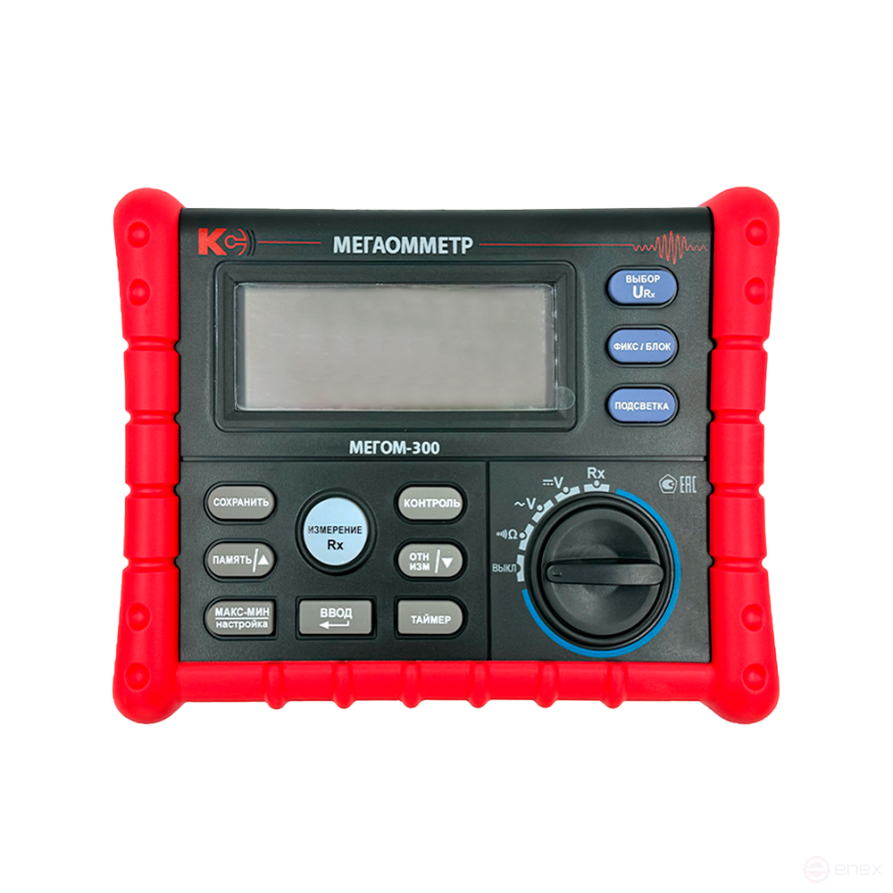Digital megaohmmeter MEGOM-300