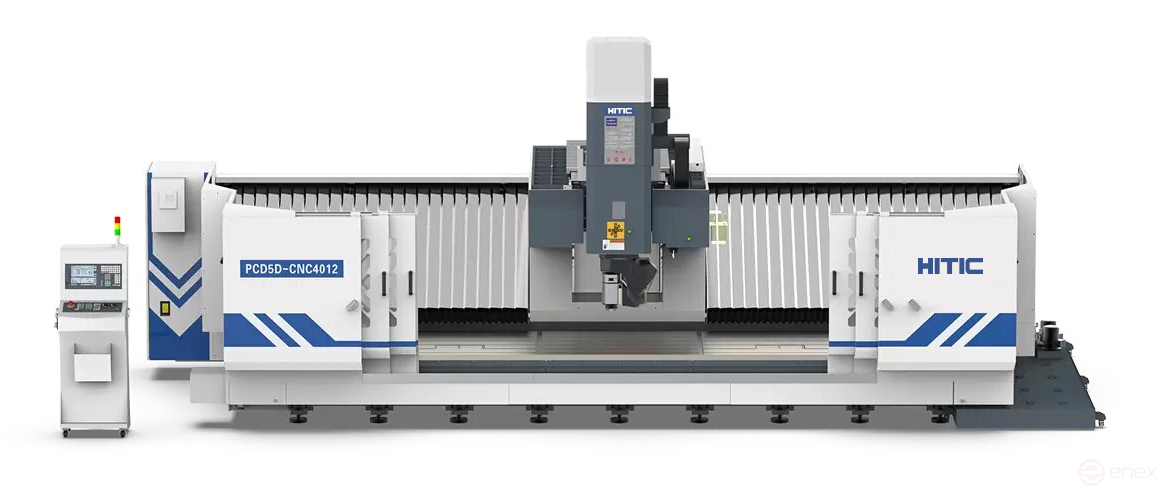 5-осевой обрабатывающий центр с подвижной колонной HITIC PCD5D-CNC4012