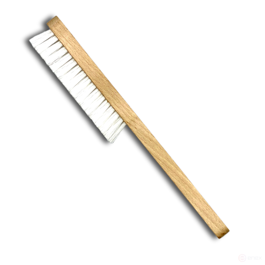 Manual brush, 4 row, 225x20 mm, straight nylon frame 0.30 mm, pile height 20 mm