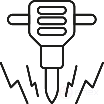 Pneumatic spray gun CO-71V