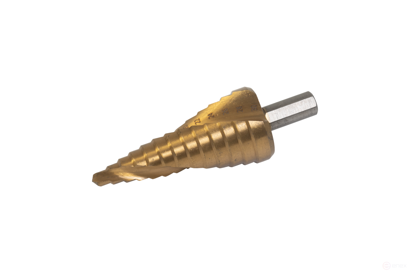 Сверло ступенчатое стандарт Skole 4-32 мм витое 1шт/уп SS1-432V