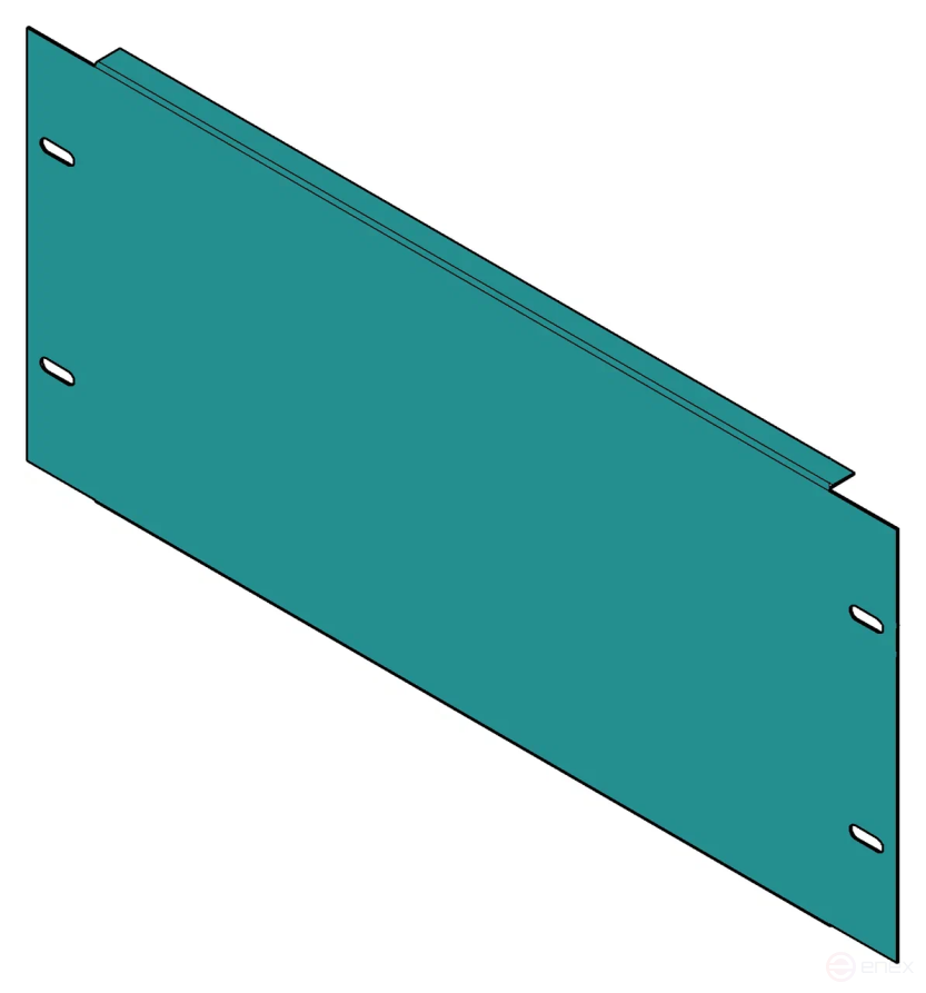 MULTICOLOR Plastron (600x225) IP31/IP54 (WxDxH) RAL 7035