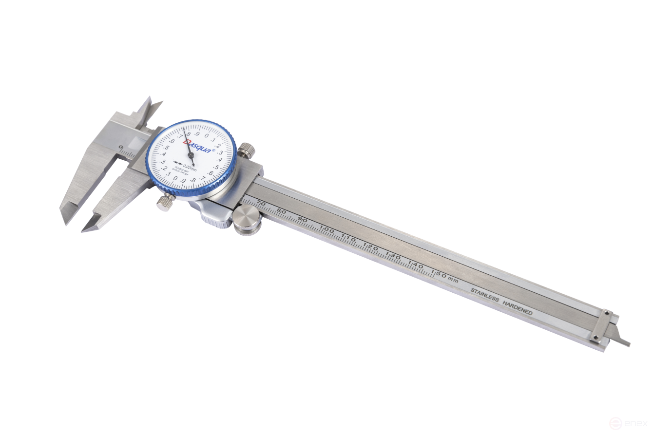 Vernier caliper with high-reliability circular scale 0-300 mm; 0.02 mm