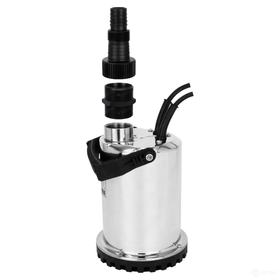 DNN-208-9, JEMIX drainage pump, stainless steel housing.steel, 900 W, manufactured by 208 l/min.