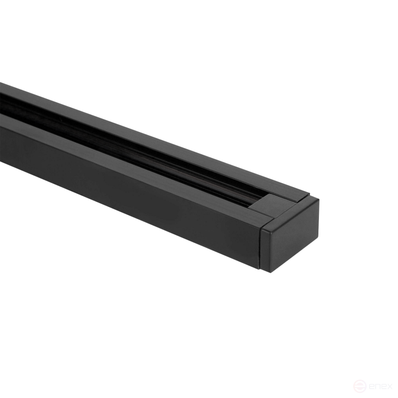Шинопровод SB2000-BL однофазный накладной с вводом питания 2000x35x16мм черный IN HOME