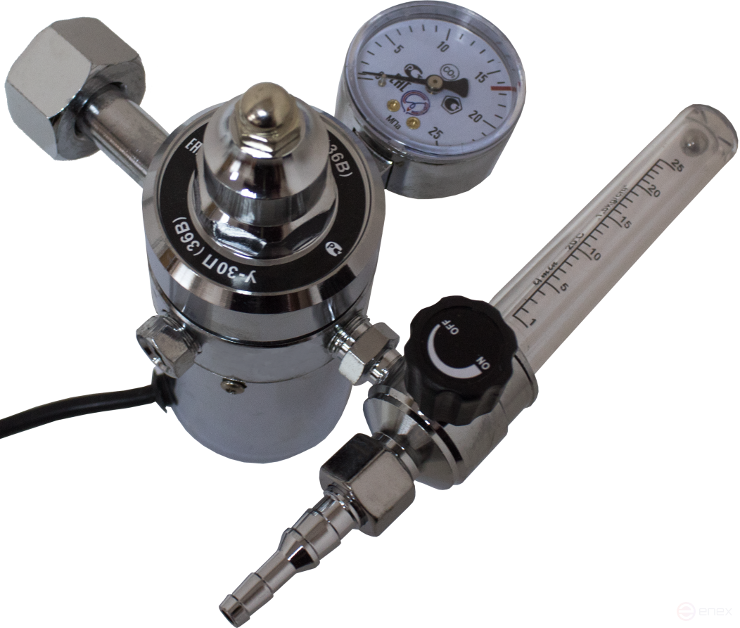 Регулятор УГЛЕКИСЛОТНЫЙ У-30П (К) (С РОТАМЕТРОМ)