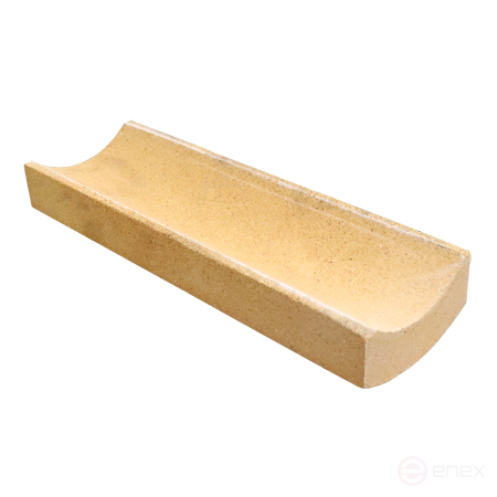 The lid is 350x115x56 chamotte.