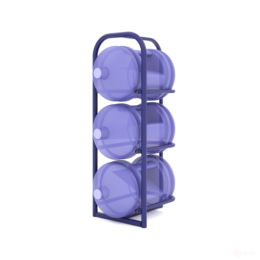 Shelf for water bottles SVD 3 377x919x335mm (3 pcs).