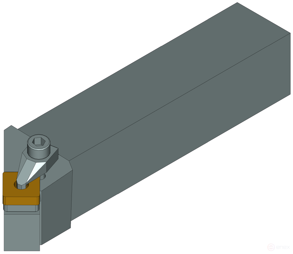 External turning tool DSSNR 3232P 15 (IR-208-3232-15 )