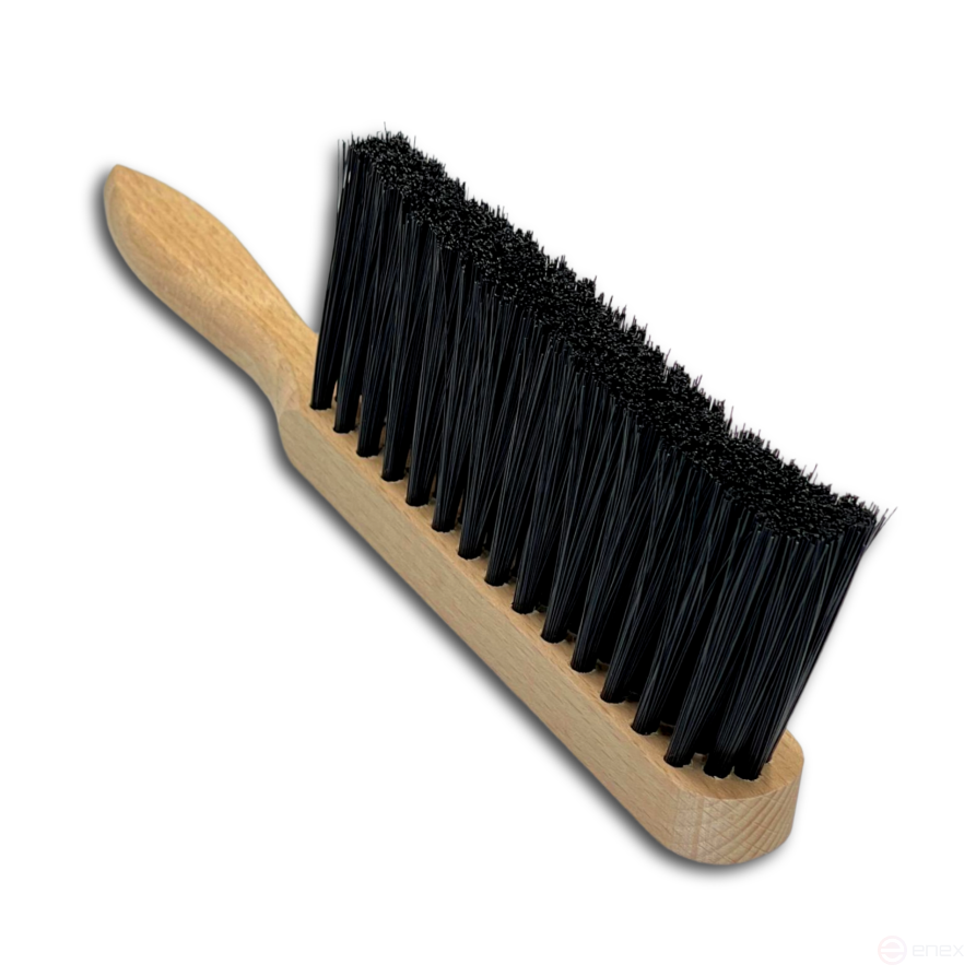 Щетка ручная, 4 рядная, 320х35х18 мм, нейлон РР черный 0,40 мм, высота ворса 70 мм