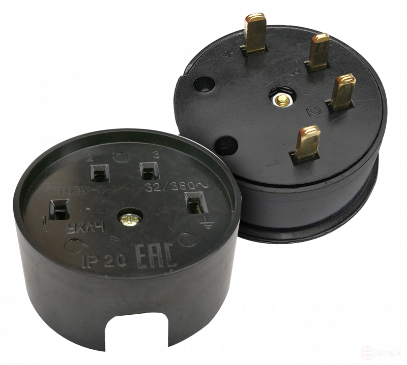 Plug Furnace RS/HS Carbolite 25A 380V Black 9112 IN HOME