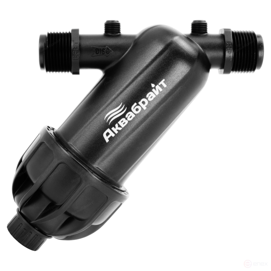 ABF DF-1 disc type filter, 130 micron filter element included, 1" connection