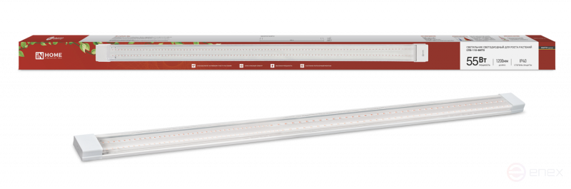 Светильник светодиодный СПБ-110 STD-ФИТО красно-синий спектр 55Вт 1200мм IP40 IN HOME